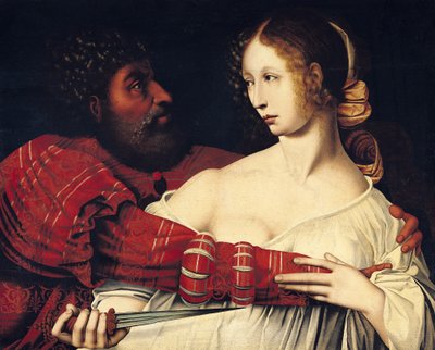 Tarquin and Lucretia by Jan Massys or Metsys
